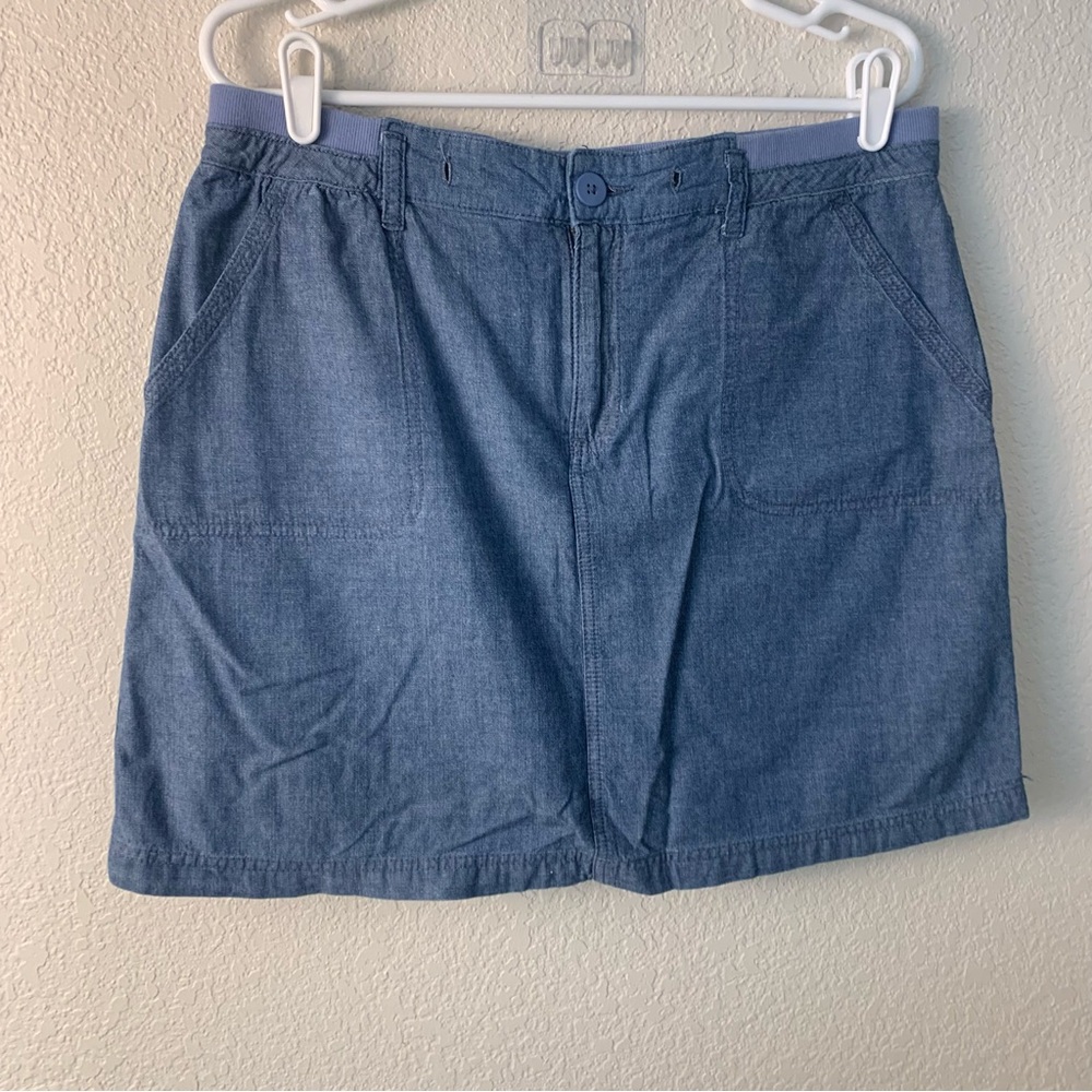 Faded Glory Blue Skorts Comfortable Versatile